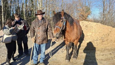 Bogdan Rojc Brajko s Topolca nikoli ne zamudi blagoslova v Harijah. 